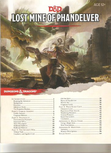 Dungeons & Dragons: Starter Set: Lost Mine Of Phandelver