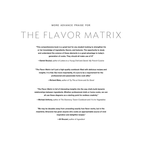 The Flavor Matrix : The Art and Science of Pairing Common Ingredients to Create Extraordinary Dishes