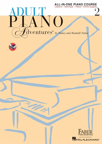 دانلود کتاب Adult Piano Adventures All-in-One Piano Course Book 2: Book with Media Online