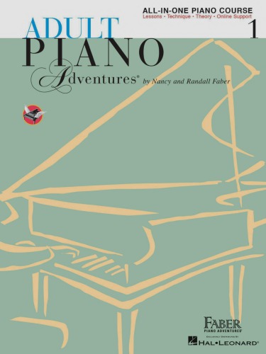 دانلود کتاب Adult Piano Adventures All-in-One Piano Course Book 1: Book with Media Online