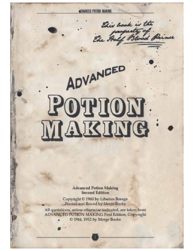 Advanced Potion Making