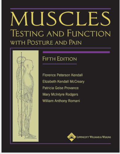 Muscles testing and function with posture and pain 5th Edition